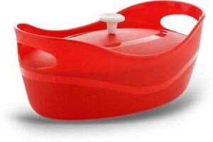 DF201210024 Microwave Safe Unbreakable Plastic Multipurpose Serving Bowl with Cap (Pack of 1)