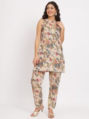 printed top And plazzo co ord set