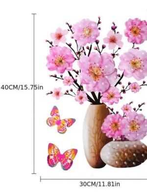 FLOWER WALL DECORATION STICKER (1 PIS)