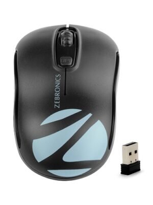 ZEBRONICS Zeb -Dash USB Wireless Optical Mouse (Black)