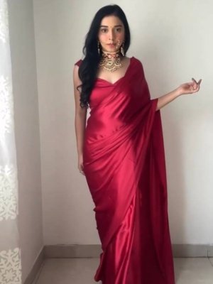 Silk Saree for women in Red